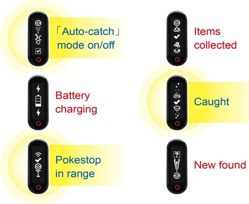 Vista 4 de Brook Pocket Auto Catch - Auto Catch compatible con Pokemon Go Plus - Atrapar Pokemon y recolectar elementos nunca fue tan fácil