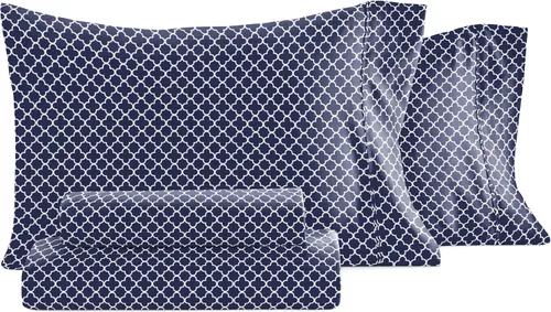 Vista 64 de Linen Market Juego de sábanas de 4 piezas tamaño matrimonial (gris claro cambray) – Duerme mejor que nunca con estas sábanas ultrasuaves y Cambray
