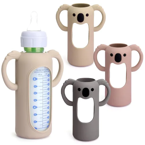 Vista 13 de Paquete de 3 fundas de silicona para botellas de vidrio Dr. Brown's de 4