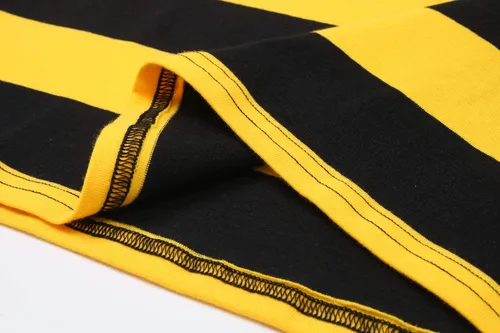 Vista 6 de OThread & Co. Camiseta de manga larga a rayas con cuello redondo para mujer