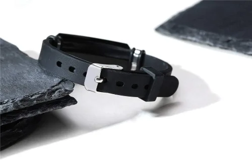 Vista 4 de ZKXXJ Pulseras de identificación de alerta médica para hombres y mujeres con insuficiencia suprarrenal – Pulsera ajustable de silicona