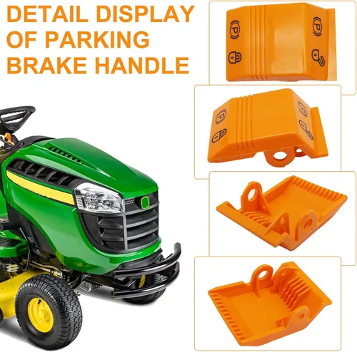Vista 3 de Mango de freno de estacionamiento para tractor John Deere 325 335 345 355D G100 GT235 242 245 262 GX325 335 345 355 LX172 188 255 266 277 279 2888
