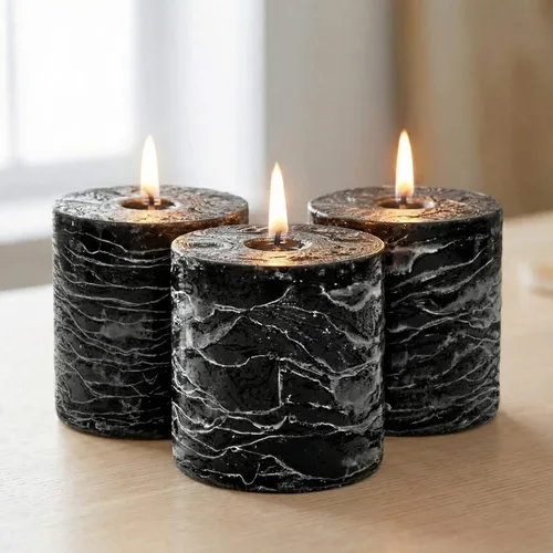 Vista 51 de Richland® Juego de 20 velas de pilar de 2 x 3 pulgadas, color marfil sin perfume