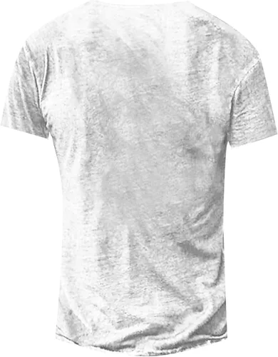 Vista 4 de XDTDRYRYU Camisetas para hombre con cuello en V, manga corta, ajustadas, transpirables, transpirables, para gimnasio