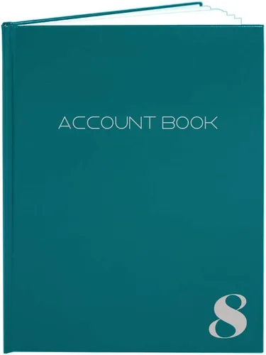 Vista 8 de BookFactory Libro de contabilidad de 2 columnas/libro de cuenta/libro de contabilidad/cuaderno (formato de libro columnar de dos columnas)