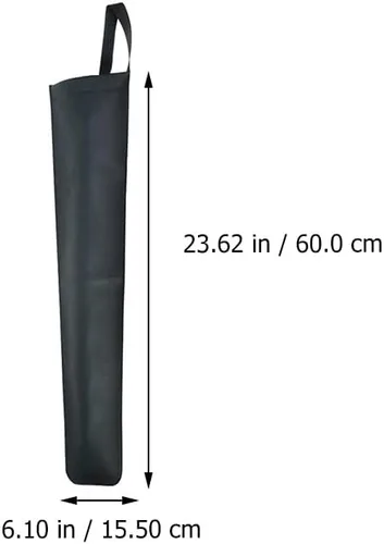 Vista 2 de Wakauto Bolsa de almacenamiento para paraguas de coche, asiento trasero, impermeable, para colgar en el cubo