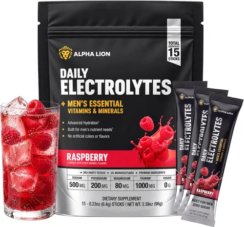 Vista 11 de ALPHA LION Paquetes diarios de electrolitos en polvo para hombres