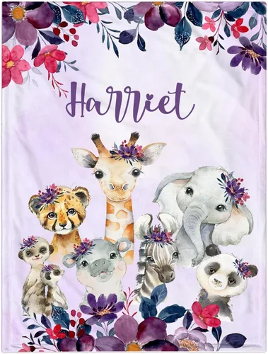 Vista 36 de Manta de bebé personalizada para niñas y niños, manta de bebé personalizada con nombre, mantas personalizadas con nombre para niños, manta de Linda