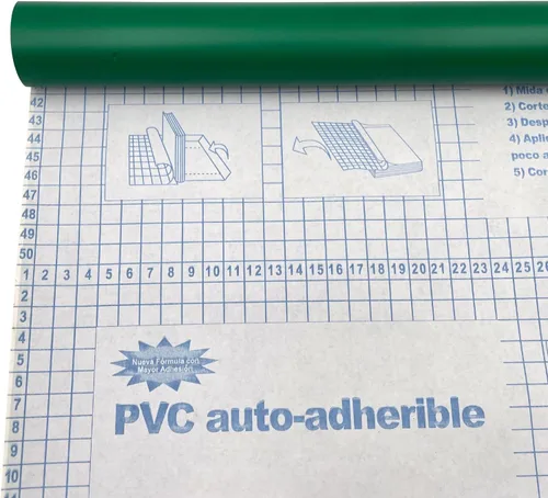 Vista 4 de Yifely Revestimiento de estante de papel para muebles de color verde sólido para reacondicionar cajones viejos de 17.7 pulgadas por 9.8 pies