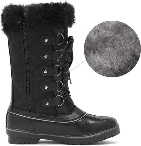 Vista 3 de DREAM PAIRS Women's River_1 Mid Calf Waterproof Winter Snow Boots
