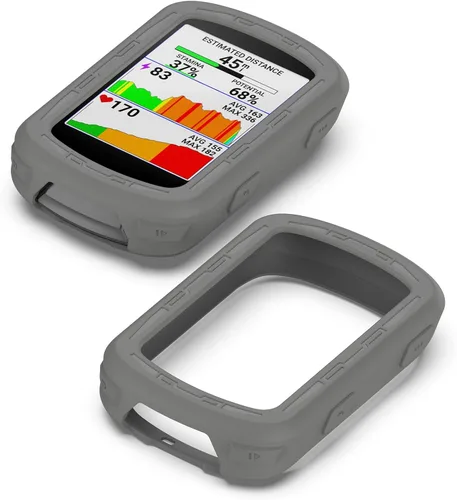 Vista 5 de Paquete de 2 fundas de silicona compatibles con Garmin Edge 540/Edge 840, fundas solares de silicona protectoras diseñadas para Garmin Edge Edge