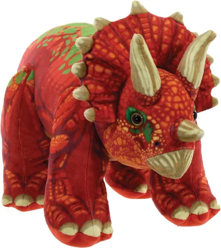 Vista 5 de iscream Dinosaur Buddies - Juguete de brontosaurio de peluche de 12 x 14 pulgadas con sonido rugiente