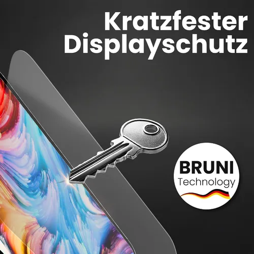 Vista 5 de Bruni Protector de pantalla puede usarse con Krups EA 9010 Protector Film, cristal transparente (2X)