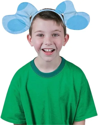 Vista 5 de Blue's Clues Guest of Honor - Diadema azul de felpa, 1 unidad, diseño encantador y de Unique - Accesorio perfecto para fiesta, talla única