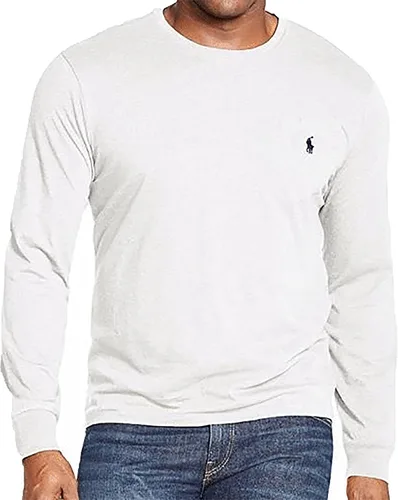 Vista 37 de POLO RALPH LAUREN Camiseta de manga larga de ajuste clásico suave al tacto para hombre (Soft Touch) Marina francesa