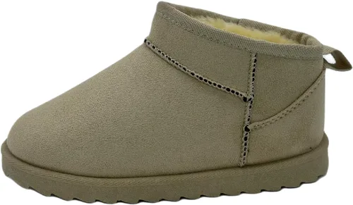 Vista 2 de Mini botines bajos para niños y niñas, con forro de piel suave y cálida