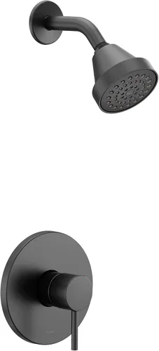 Vista 11 de Moen UT2192EPBG Align M-CORE 2-Series 1-Handle Kit de molduras de ducha con 1 mango, requiere válvula, oro cepillado