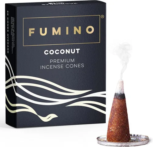 Vista 14 de Fumino® Conos de incienso fresco Autumn Breeze 20 por caja, fragancia Masala Agarbatti Joss para relajación y meditación, decoración del hogar