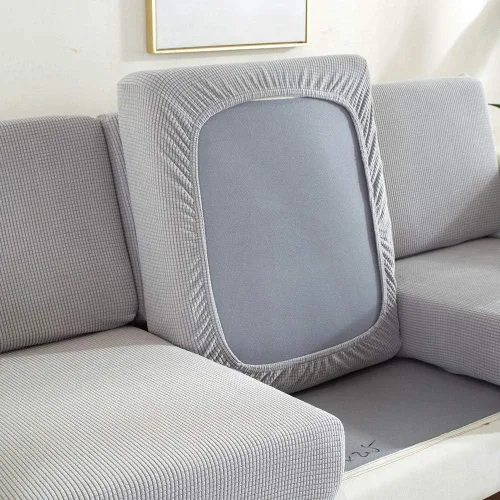 Vista 9 de Cojín protector para sala de estar, protege la funda de cojín del sofá, protector de cojín de sofá de alta elasticidad, funda de asiento de sofá