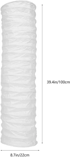 Vista 7 de Uonlytech Lámpara de pie de estilo nórdico, pantalla de papel, cubierta de luz de pie para sala de estar, dormitorio, decoración de hotel, pantalla