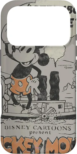 Vista 30 de Funda para iPhone 16 Disney 100 Mickey Mouse Steamboat Willie Sound Cartoon D100