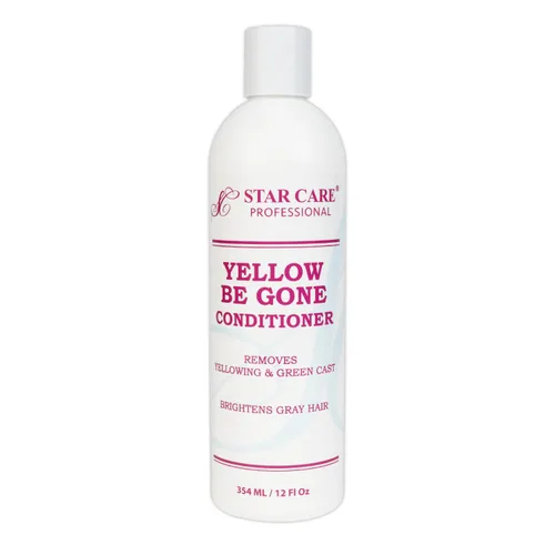 Vista 4 de Yellow Be Gone - Acondicionador clarificante para rubio, gris, decolorado, resaltado, neutraliza el latón, restaura el brillo, hidrata mantiene