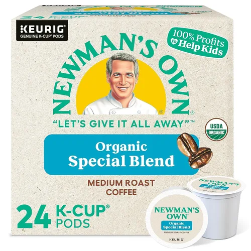 Vista 5 de Newman's Own Organics K-Cup - Paquete de porciones para cafeteras Keurig K-Cup, mezcla especial Newman's Own (paquete de 96)