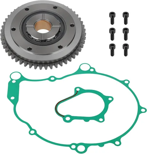 Vista 4 de Kit de juntas de rodamiento de engranaje unidireccional de embrague de arranque compatible con Yamaha Raptor 660 YFM660R 2004-2005