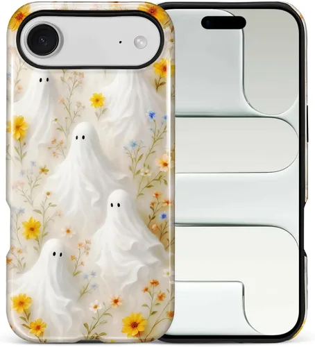 Vista 71 de Funda para iPhone 13 iPhone 14, a prueba de golpes, funda protectora híbrida de 2 capas, doble protección contra caídas, antiarañazos, diseño Rojo