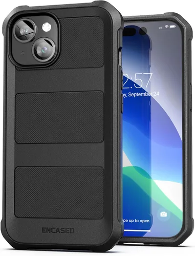Vista 8 de ENCASED Funda compatible con iPhone 15, protección de grado militar con cobertura de cuerpo completo resistente de 360 grados (iPhone 15)