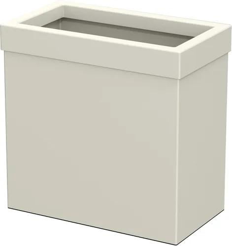 Vista 14 de Gatco Cubo de basura rectangular moderno, latón cepillado, cubo de basura de acero inoxidable con tapa extraíble, a prueba de fugas, capacidad de 3