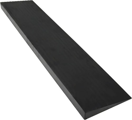 Vista 9 de INTSUPERMAI Rampa de umbral de goma sólida antideslizante para silla de ruedas, rampa portátil de goma sólida para baño, puertas, entradas