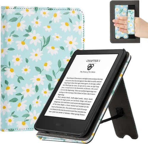 Vista 19 de CoBak Funda para todos los nuevos E-Reader de 6 pulgadas 2024 y 2022 (11 generación), funda inteligente de piel sintética, apagado y encendido