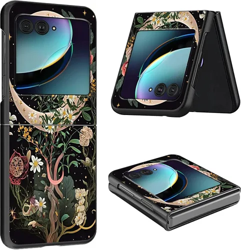 Vista 17 de Funda para Moto Razr Plus 2023 para Motorola Razr Plus Funda delgada y ligera de policarbonato duro a prueba de golpes Funda protectora para Audio