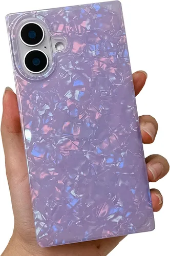 Vista 54 de Funda compatible con iPhone 14 Pro con borde rectangular, bonita funda protectora de lujo con pintura al óleo y flores para mujeres y niñas, funda