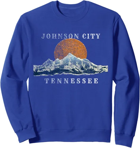 Vista 4 de Johnson City Tennessee Mountain Sunset Scene Sudadera