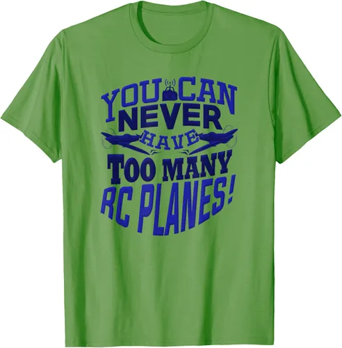 Vista 14 de RC Plane You Can Never Have Too Many RC Aviones Hobby Lover - Camiseta, gris, S