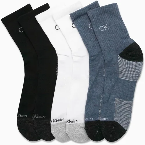 Vista 10 de Calvin Klein Calcetines deportivos acolchados de corte alto para hombre (paquete de 6)