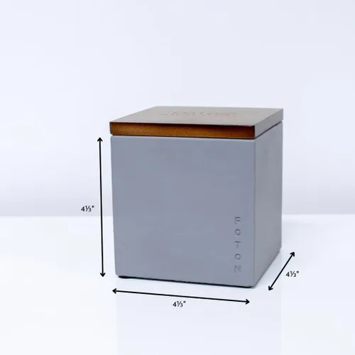 Vista 8 de Foton Jar Candles - Vela cuadrada perlada de 16 onzas, cera de arena