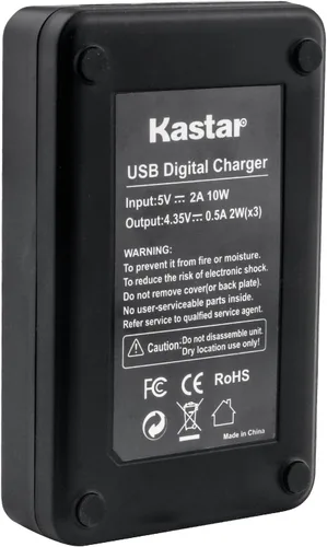 Vista 3 de Kastar Batería x3 + cargador para Sony NP-BX1 HDR-AS200V HDR-AS30 HDR-AS300 HDR-AS50 HDR-CX240 HDR-CX405 HDR-CX440 HDR-GW66 HDR-GWP88 HDR-MV1
