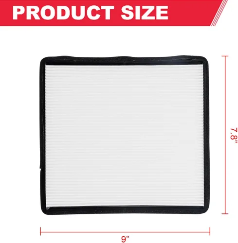 Vista 4 de Filtro de aire de cabina apto para Kenworth 660 T680 T800 T880 Peterbilt 387 567 579 Reemplaza# PA30269 F37-1018 S28571 S-9034 AF56102