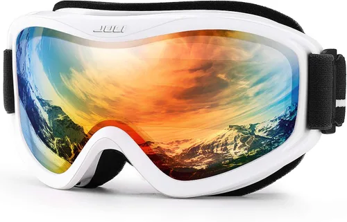 Vista 7 de Juli Gafas de esquí para niños, gafas de snowboard para niños y niñas, motos de nieve, esquí, patinaje, edad 3-8 4302