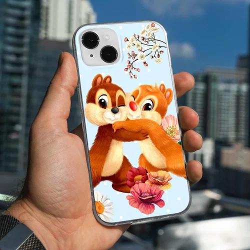 Vista 7 de ERT GROUP Funda de teléfono móvil para Apple iPhone 14 Plus Original y con licencia oficial de Disney Chip & Dale 003 adaptada de manera óptima a