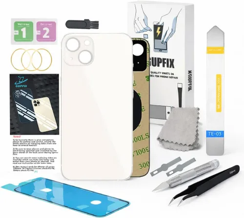 Vista 17 de Reemplazo de cristal trasero para iPhone 15Pro Max con herramientas Repir Big Hole OEM Rear Cover Glass Pre-Installed Internal Parts Easier
