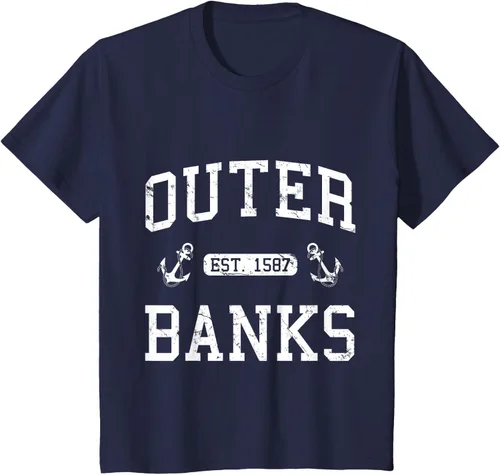 Vista 17 de Out-Banks NC North Carolina - Camiseta