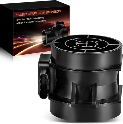 Vista 18 de Sensor de Flujo de Aire Másico [4-Pinos] Compatible para:-Ford Expedition 2003-2004 para:-Lincoln Navigator 2003-2004, 4.6L 5.4L, Reemplazo#