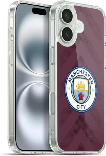 Vista 93 de Head Case Designs Funda de gel con licencia oficial del Manchester City Man City FC Away 2022/23 [protección de grado militar] compatible con Apple