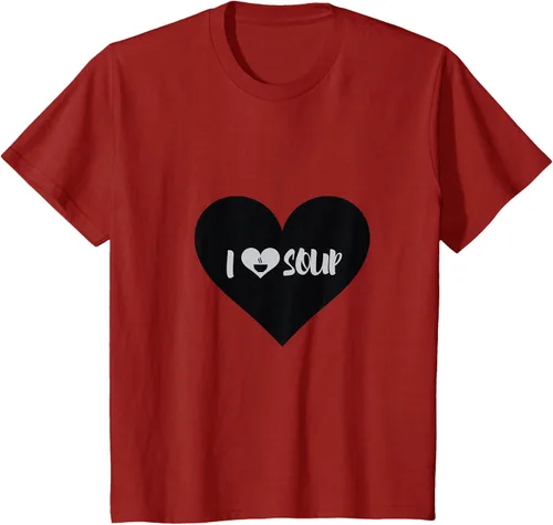Vista 41 de I Love Soup - Camiseta de regalo con forma de corazón, Blanco, S Asfalto