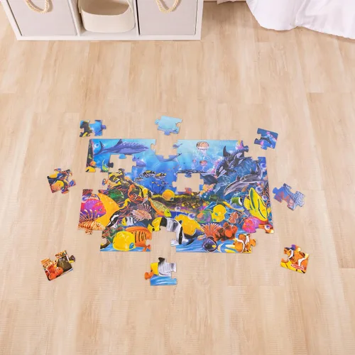 Vista 10 de Rompecabezas fondo oceánico Melissa & Doug, (48 piezas), 2 X 3 pies