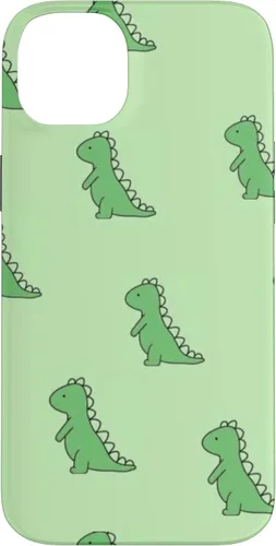 Vista 15 de Lindo dinosaurio verde bebé Dino TRex en verde para mujeres y niñas caso para iPhone 17